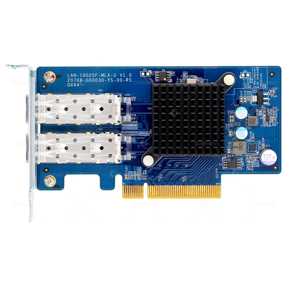 LAN-10G2SF-MLX-U  QNAP DUAL PORT 10GB SFP+ EXPANSION CARD FOR NAS SERVERS